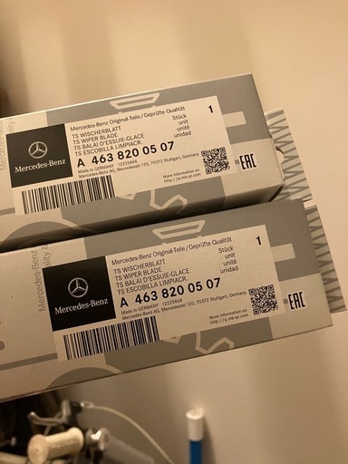 2本セット　新品　Ｇ　ゲレンデ　メルセデス　ベンツ　ワイパー　