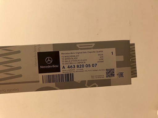 2本セット　新品　Ｇ　ゲレンデ　メルセデス　ベンツ　ワイパー　