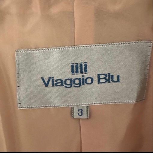 【美ライン】Viaggio Blu アンゴラ混　キャメルコート 3 大人上品