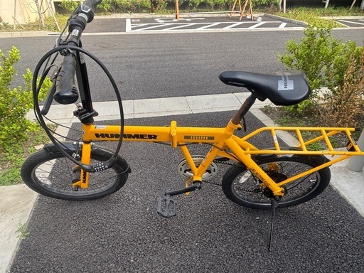 HUMMER 折りたたみ自転車 20インチ イエロー