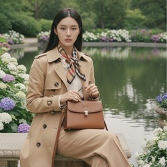 Burberrys バーバリー　ハンドバッグ　　レディース　ブラウンの画像