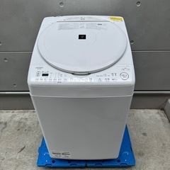 565⭐️2023年製美品★シャープ洗濯機8KG 熱乾燥　インバーター　一人暮らしの画像