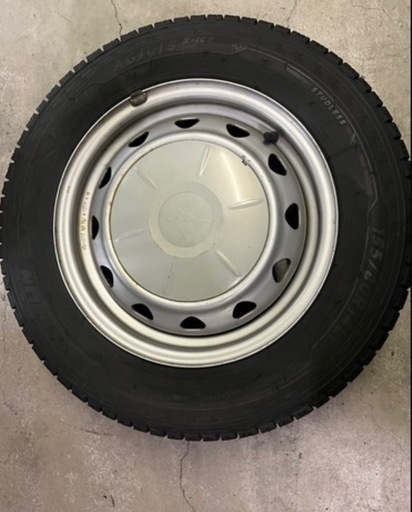 155/80R14LT スタッドレスタイヤ MICHELINアジリス 4本セット