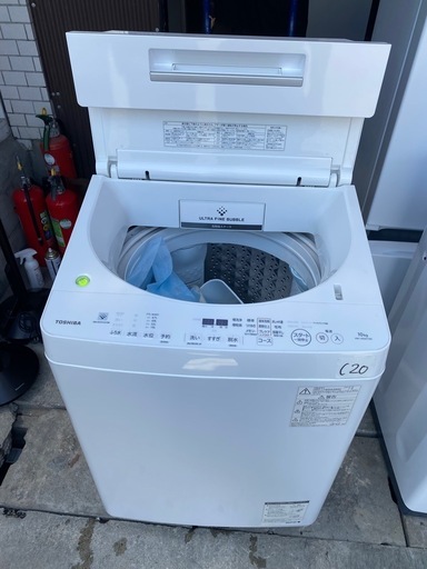 NO C20?福岡市内配送設置無料✨?洗濯機 東芝 ZABOON 10.0kg 大型 自動お掃除モード