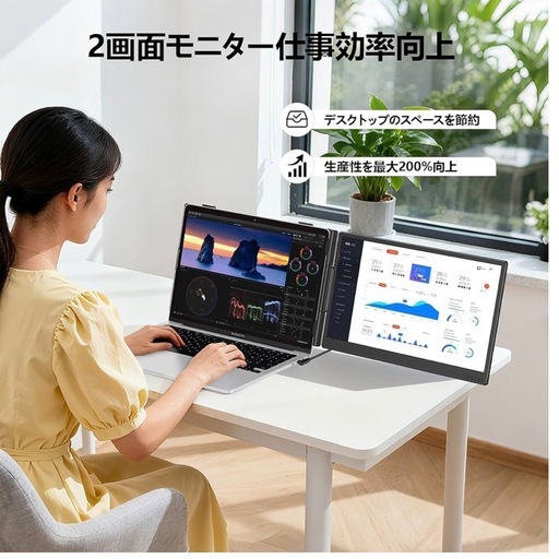 デュアルモニター kx2 14インチ