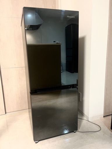 【冷蔵庫】Hisense製(154L、2ドア)冷蔵庫・冷凍庫　家電 キッチン家電 冷蔵庫