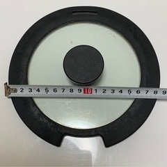 シリコーンふち ガラスふた(外径約19cm)の画像
