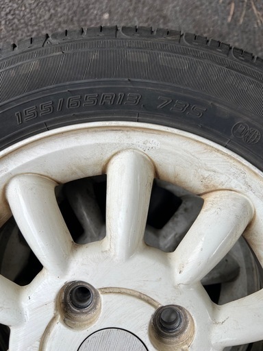 スズキ ,155/65R13, ダンロップ,2017年,アルミホイル4本セット