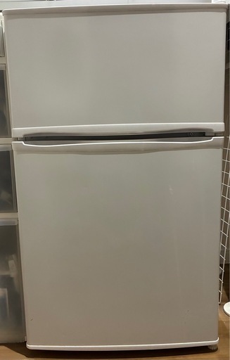【美品】2020年製 MAXZEN冷蔵庫 90L 高さ845mm 右開き 白 一人暮らし 徳島市