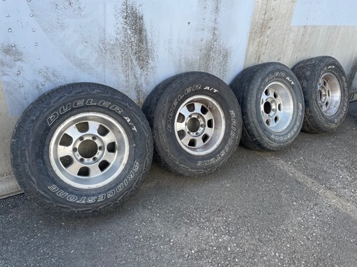 ランクル　深リム　アルミホイール　265/70R15