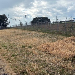 芝刈り作業　千葉県旭市