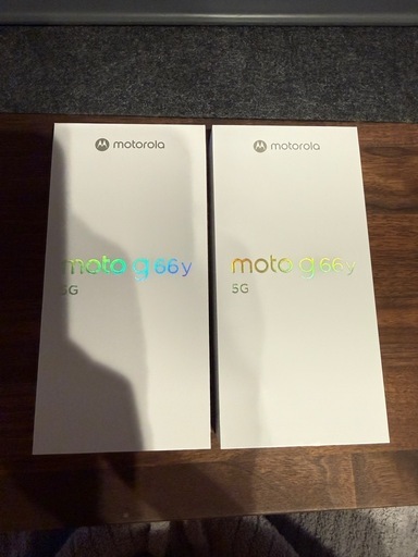 【2台新品未開封】moto g 66y