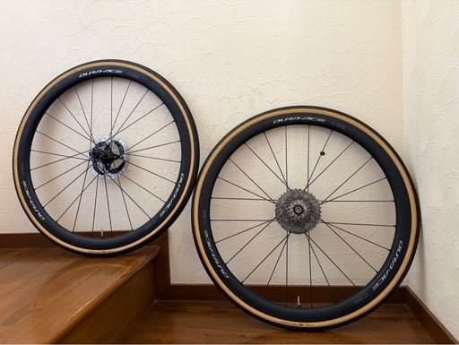 【美品】走行500km Shimano  DURA-ACE (デュラエース) WH-R9270-C36ディスクホイール 前後セット