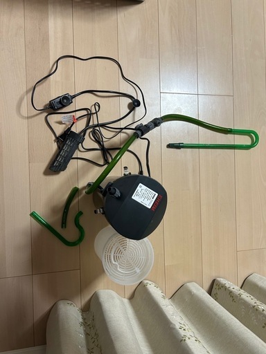 エーハイム2213とヒーターGEX120