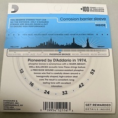 アコギ　新品の弦付きですの画像