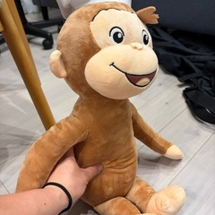 おさるのジョージ　ぬいぐるみ　特大の画像