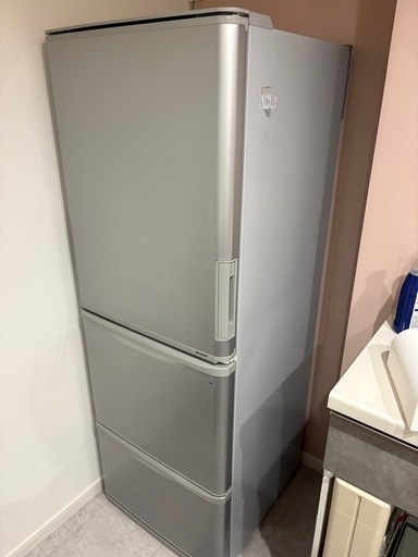 SHARP ノンフロン冷凍冷蔵庫　SJ-W351E-S 2019年式　　