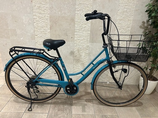あさひ カーグアクティブ　27インチ 6段変速 LEDオートライト シティサイクル 自転車