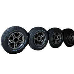 ほぼ新品タイヤ・ホイール4本セット　JB23ジムニーホイールとヨコハマジオランダー X-AT 195R16Cの画像