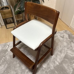 ISSEIKI KIDS FIORE-WALNUT DESK CHAIRの画像