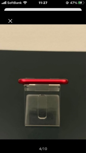 iPhoneSe3純正バッテリー100%128gbレッド