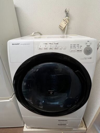 シャープ ドラム式洗濯乾燥機 ES-S7E 7k SHARP (ピロ) 千駄木の生活 