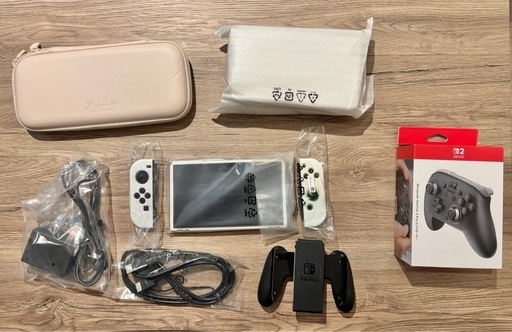 Nintendo Switch（有機ELモデル） スプラ3エディション 本体+プロコン純正品