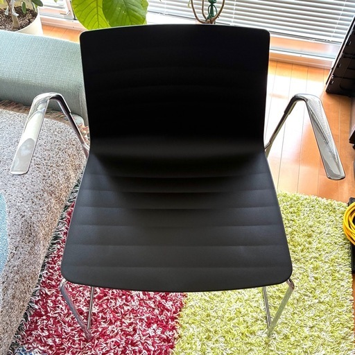 家具 Flex Chair Stackable Armchair Thermo-polymer Shell