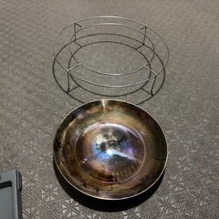 ダイソー　焚き火台の画像