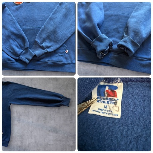80s USA製 Russell GATORS ラッセル スウェットパーカー M