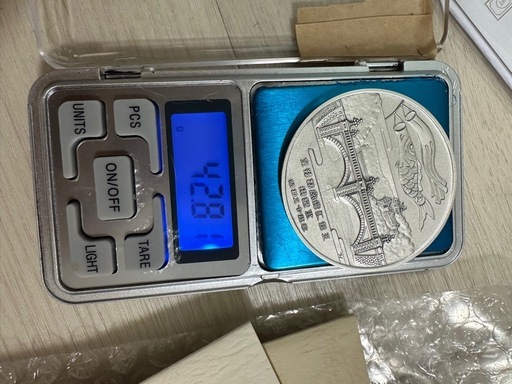 天皇77記念メダル純銀1.5kg (ライン) 長堀橋のその他の中古あげます 
