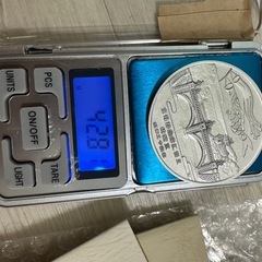 天皇77記念メダル　純銀　1.5kgの画像