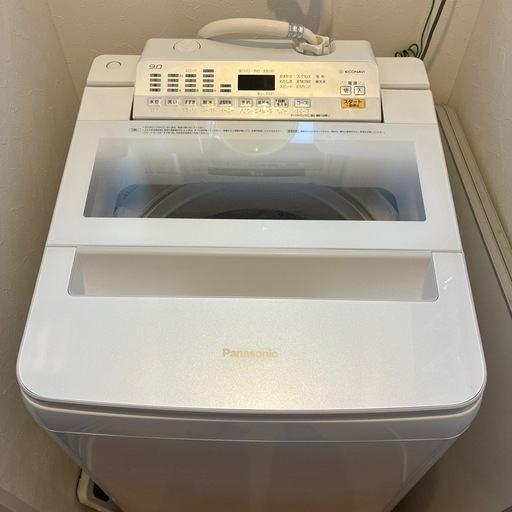 ４月25日（土）までに受け取れる方限定  9kg　パナソニックNA-FA90H5洗濯機