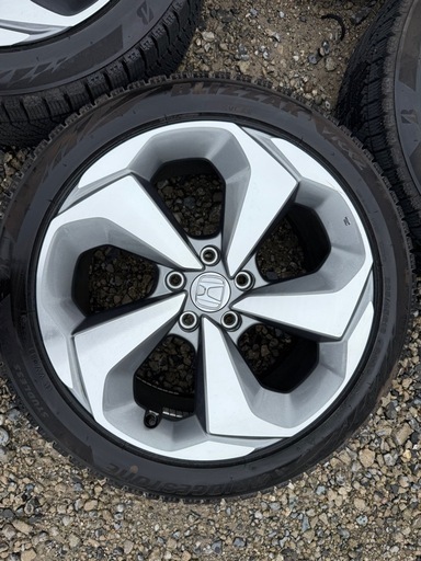 235/45/R18 　4本 ホンダ CV3 アコード EX 純正 18インチ ホイール 8J+50 5H 114.3 スタッドレス ブリヂストン ブリザック VRX3 2024年