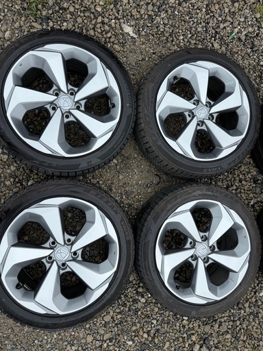 235/45/R18 　4本 ホンダ CV3 アコード EX 純正 18インチ ホイール 8J+50 5H 114.3 スタッドレス ブリヂストン ブリザック VRX3 2024年