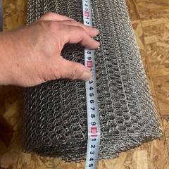 再"値下げしました！獣対策にステンレス製金網の画像