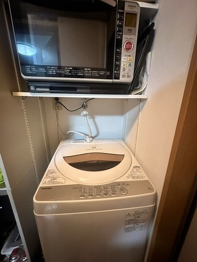 冷蔵庫、電子レンジ、洗濯機3点セット (武) 長後の生活家電《洗濯機 