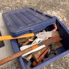 各種工具大工道具ケース付きの画像