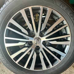 エルグランドE52純正ホイールレグノタイヤ4本セットの画像