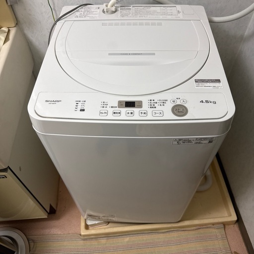 SHARP シャープ 4.5kg洗濯機 2021年製 ES-GE4F【モノ市場半田店】41 SHARP シャープ 4.5kg洗濯機 2021年製 ES-GE4F【モノ市場半田店】41
