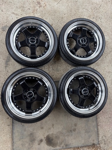 16インチ ステルスレーシング タイヤホイール4本セット