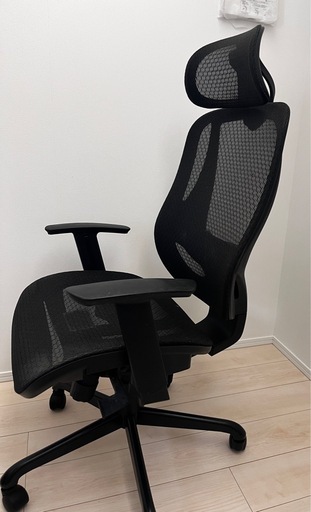 【お値下げ交渉可】LOWYA メッシュデスクチェア ブラック　定価:¥23,000　　 お値下げ交渉可】LOWYA メッシュデスクチェア ブラック定価:¥23,000