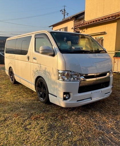 【中古美品】415コブラ バッドラッカー ドライブラック 17インチ 6.5J+38 215/60R17 2025製造バリ溝タイヤセット 200系ハイエースなどに