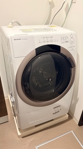 【値下げしました】ドラム式 洗濯 乾燥機 SHARP ES-S7K-C