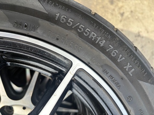 軽自動車14インチタイヤホイールセット