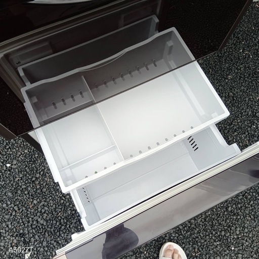 A2V3d8 日立　自動製氷機能付き　大型冷蔵庫 375L