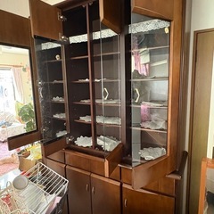 食器棚 (なつ) 大塔の家具の中古あげます・譲ります｜ジモティーで不