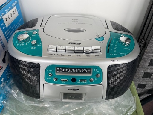 美品 Bearmax DVD-721 DVD/CDラジカセ フルセット
