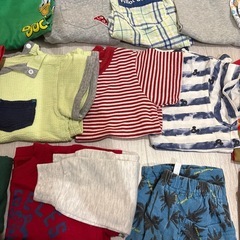 子ども服　男の子　保育園　着替え　夏服　半袖　長袖の画像