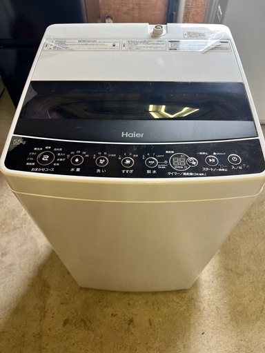 【配達・設置無料】ハイアール洗濯機 2021年製　5.5kg